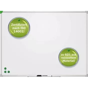 Whiteboard Franken u-act!line 800 x 600 mm magnetisch, vaste installatie
