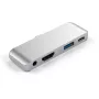 Satechi aluminium USB-C-hub voor iPad Pro zilver