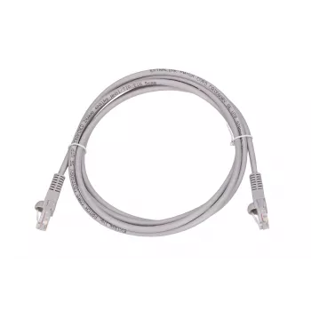 LAN-patchkabel Extralink Cat.5e UTP 2 m, RJ-45 naar RJ-45, grijs