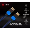 Savio GCL-02 HDMI-kabel 1,8 m HDMI Type-A (standaard) zwart, blauw