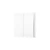 TP-Link Tapo slimme lichtschakelaar 2-voudig 1-weg, kantel, wit, 91.5 mm, 100.5 mm, 55.5 mm, 200 g
