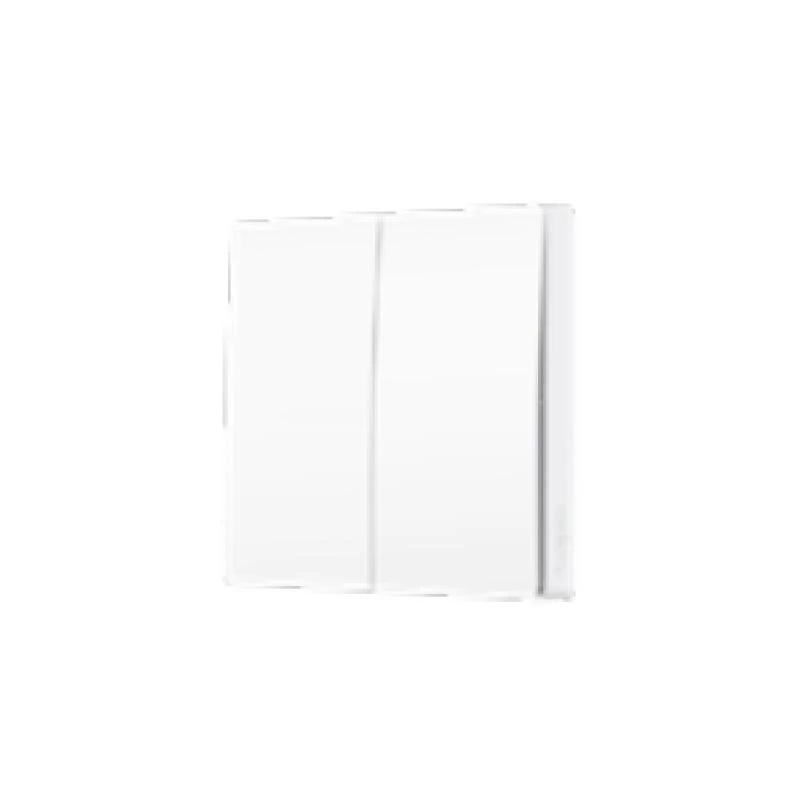 TP-Link Tapo slimme lichtschakelaar 2-voudig 1-weg, kantel, wit, 91.5 mm, 100.5 mm, 55.5 mm, 200 g