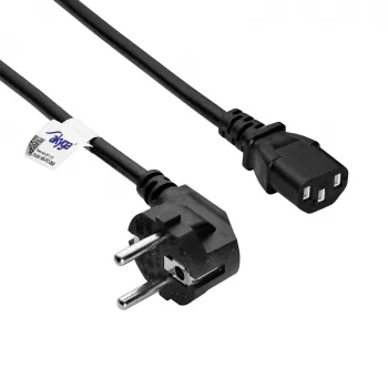 Akyga AK-PC-06A netsnoer CEE 7/7 naar IEC C13, 3 m, zwart