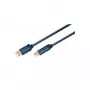 ClickTronic 1,8 m USB3.0 A – B m/m 1,8 m USB-A USB-B blauw USB-kabel (70092)