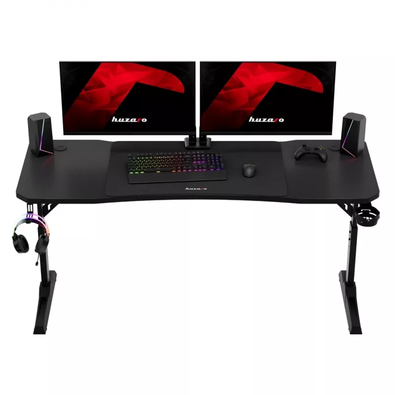 Huzaro Hero 4.6 zwart gamingbureau