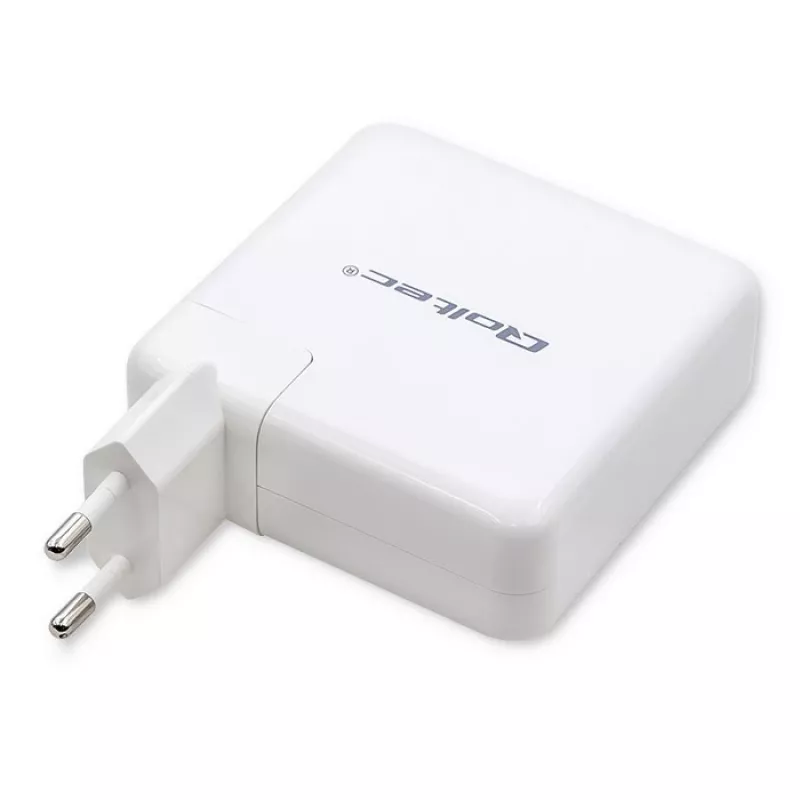Qoltec GaN-oplader FAST 108W | 5-20V | 3-4.7A | USB C | wit