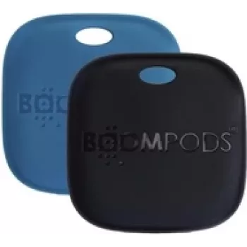 Oplaadbare tag duopack Boompods Boomtag TARRE2 — blauw & zwart