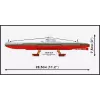 Plastic modelbouwpakket Cobi Poolse onderzeeboot ORP Sęp schaal 1:300 (COBI-4856)