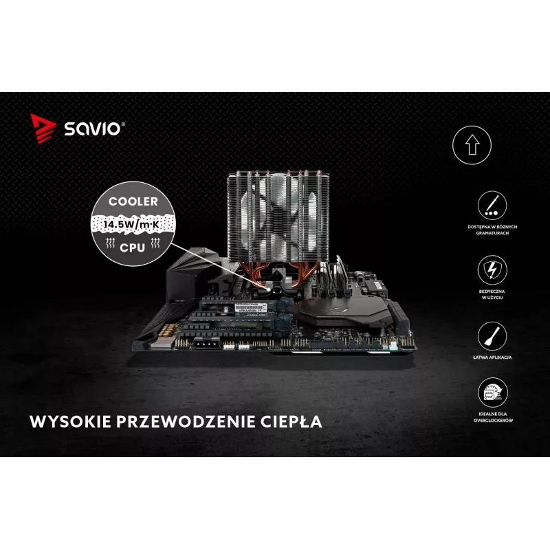 Savio TG-04 warmtegeleidingspasta voor koellichamen