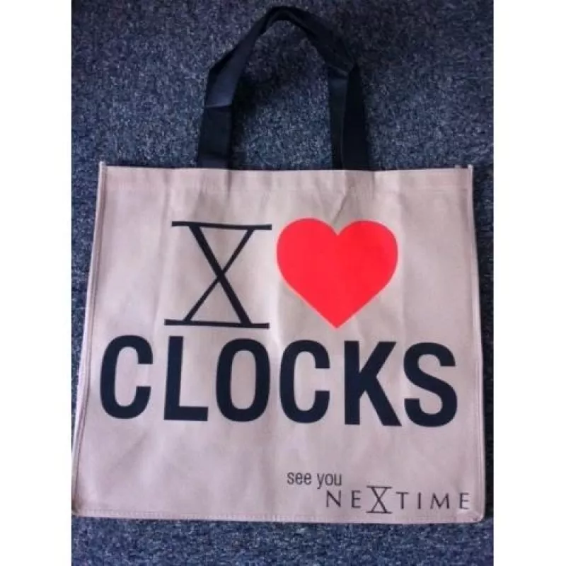 NeXtime tas, beige/zwart
