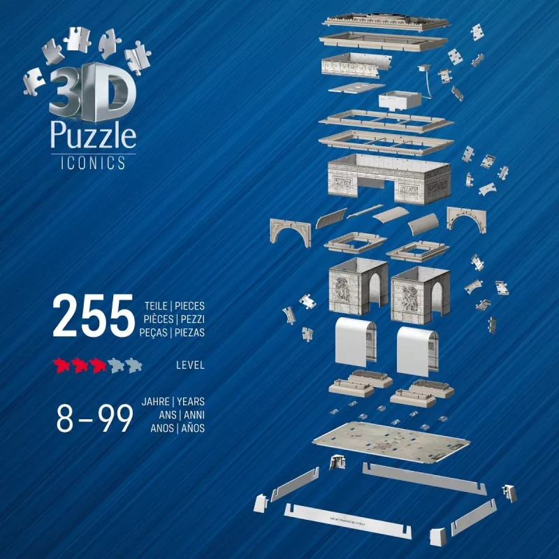3D-puzzel Ravensburger 12008029 gebouw 269 mm x 239 mm