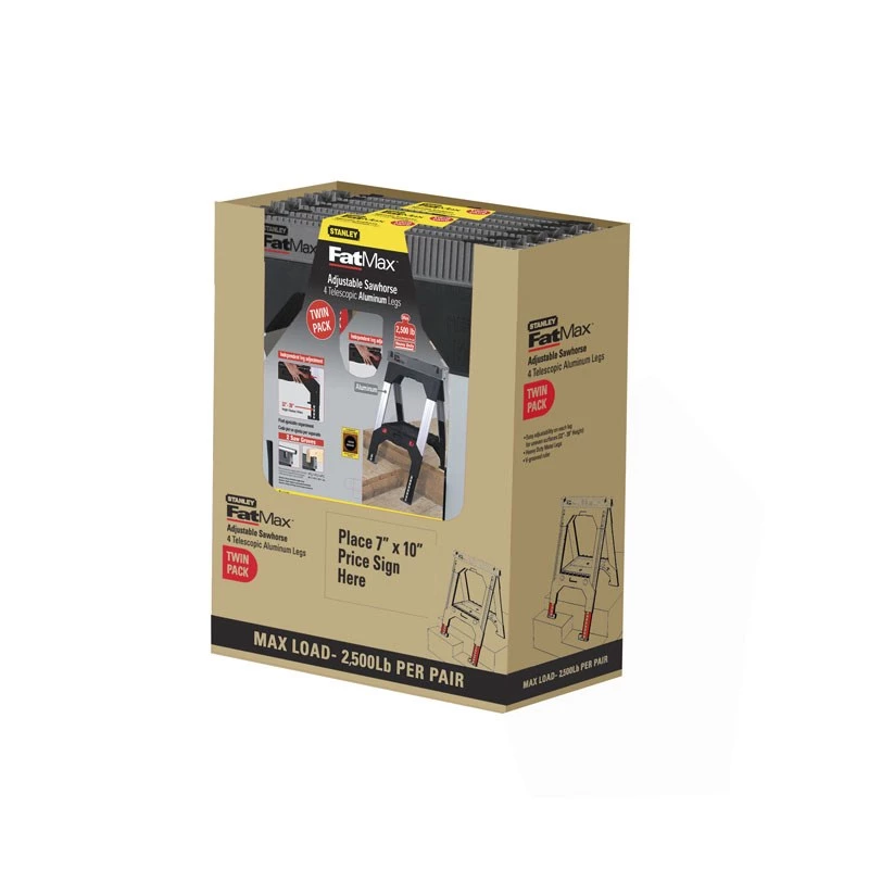 Stanley FatMax 1-92-980 schragen, paar, tot 1135 kg draagvermogen, zwart