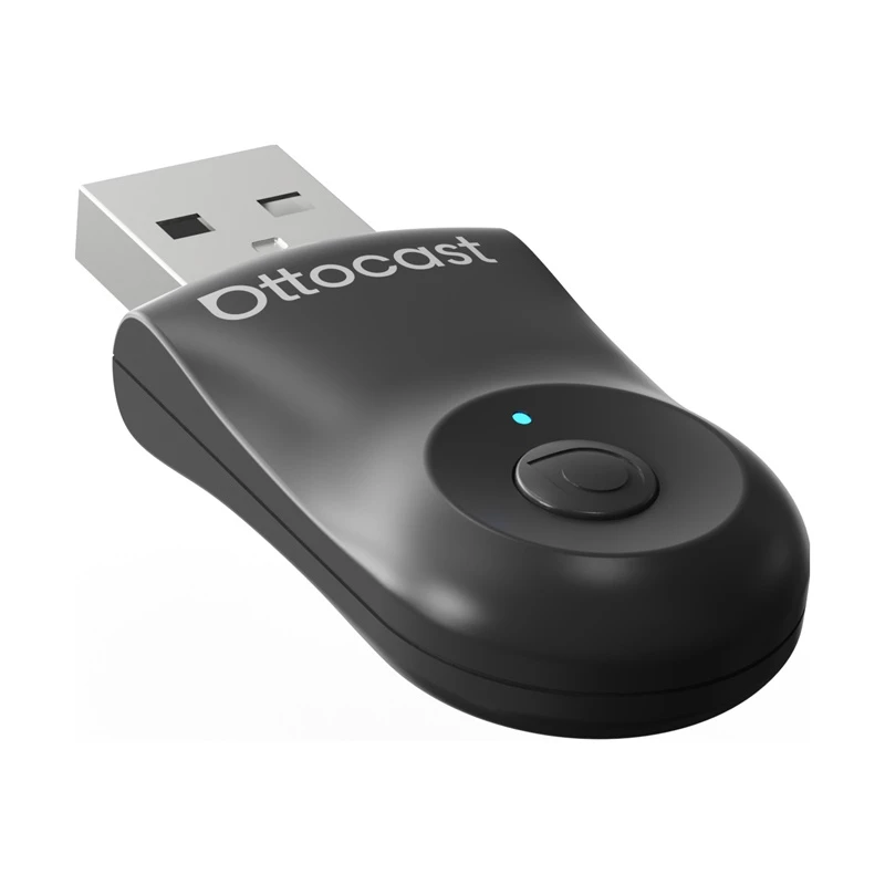 2-in-1 Bluetooth- en Wi-Fi-adapter voor de auto, Ottocast CA505-T, draadloos