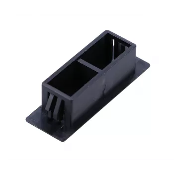 Eindkap voor patchpanelen Extralink SC duplex, zwart, ABS