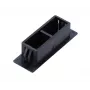 Eindkap voor patchpanelen Extralink SC duplex, zwart, ABS