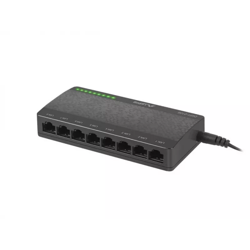 LANBERG DSP1-0108 Lanberg Switch DSP1-0108 8-poorts 100MB/S desktop