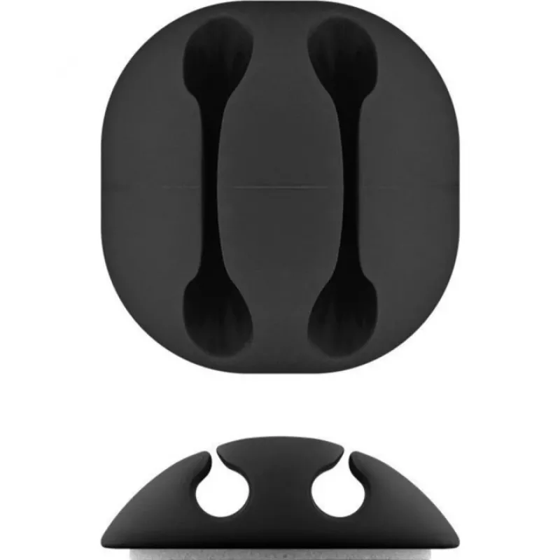 Kabelclip Goobay 70683 bureau wand Zwart 5 stuks