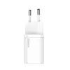 Oplader Baseus CCSP020102 mobiel apparaat universeel wit AC binnen