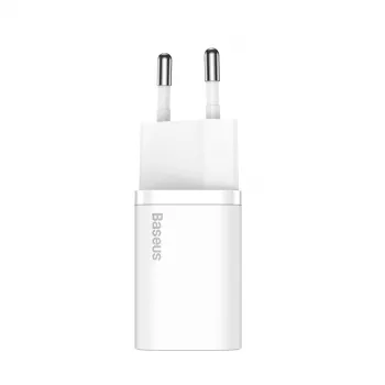 Oplader Baseus CCSP020102 mobiel apparaat universeel wit AC binnen