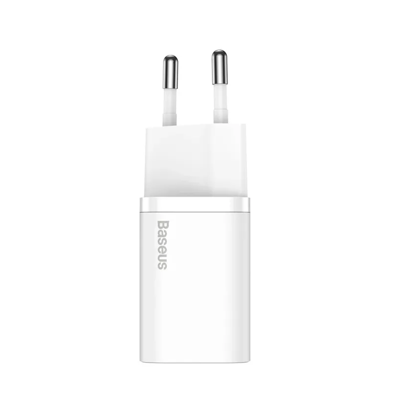 Oplader Baseus CCSP020102 mobiel apparaat universeel wit AC binnen