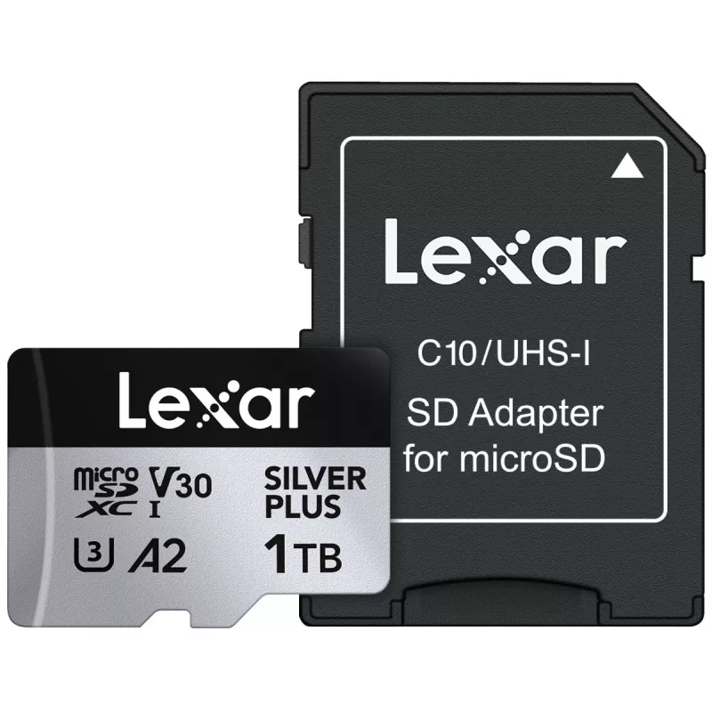 Flashgeheugen Lexar 1TB UHS-I MicroSDXC SILVER PLUS
