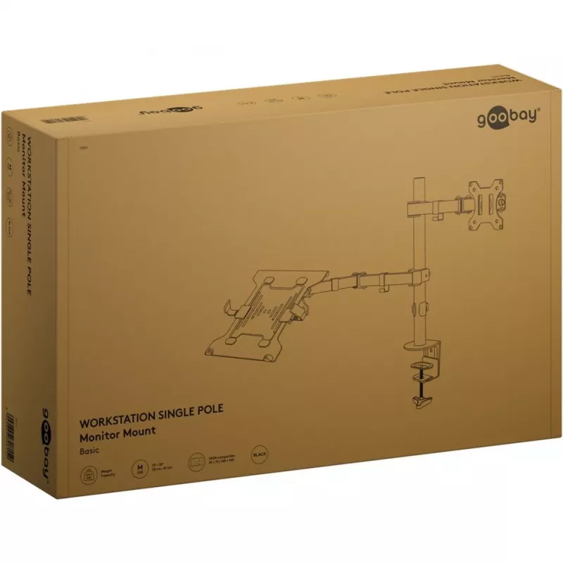Goobay 70815 display zwart