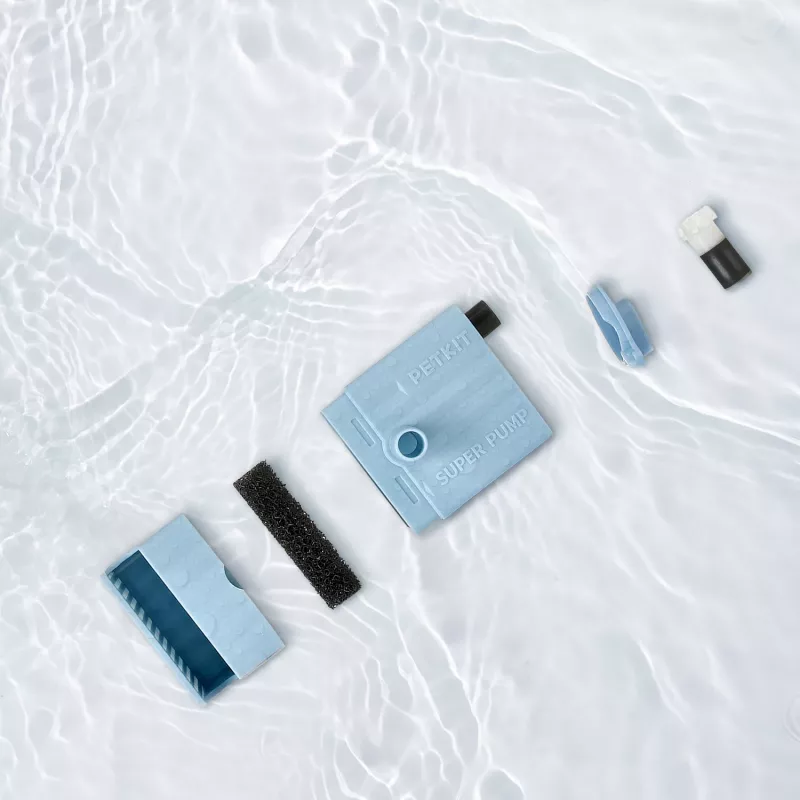 Waterpomp PETKIT P4113 UVC blauw – PETKIT draadloze waterpomp met UVC-sterilisatie