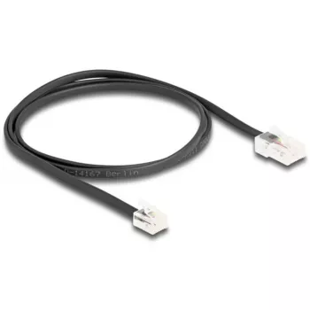 Netwerkkabel DeLOCK 88035 RJ45 naar RJ11 1m zwart