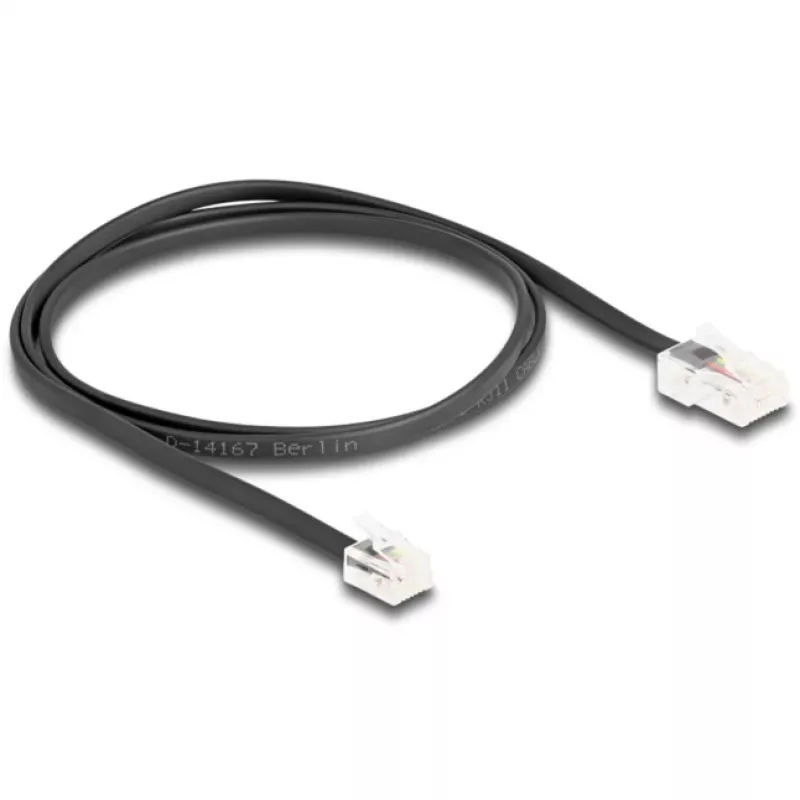 Netwerkkabel DeLOCK 88035 RJ45 naar RJ11 1m zwart