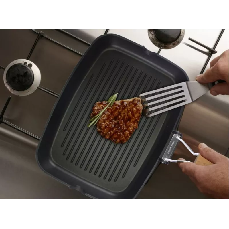 Elektrische grill Beper PE.511 met 26x36 cm antiaanbaklaag