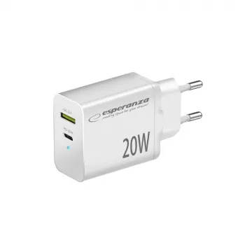 Esperanza EZC105W netlader 20W wit