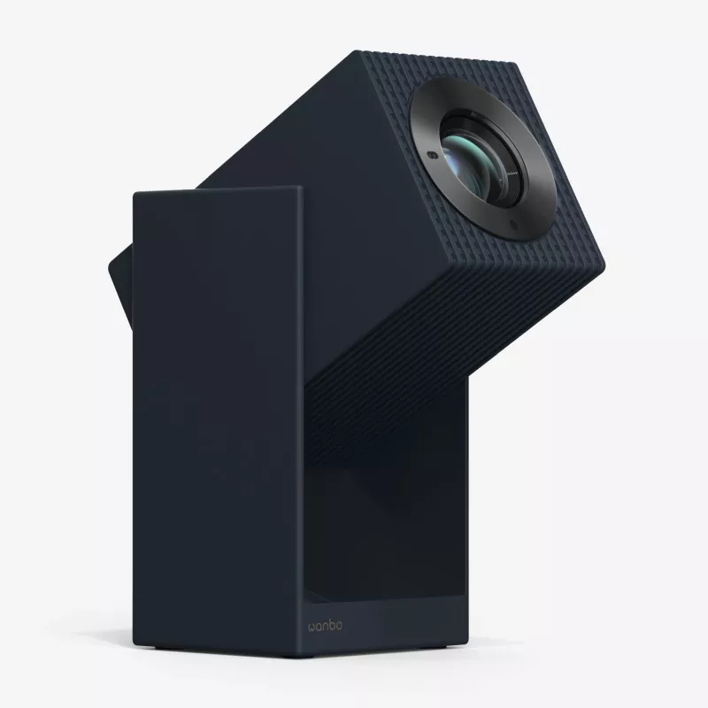 Draagbare LCD-projector WANBO Cube 2 Pro – 500 ANSI-lumen, 1080p (1920x1080), LED, autofocus, Android TV, 1,2:1-zoom, 8 W, zwart