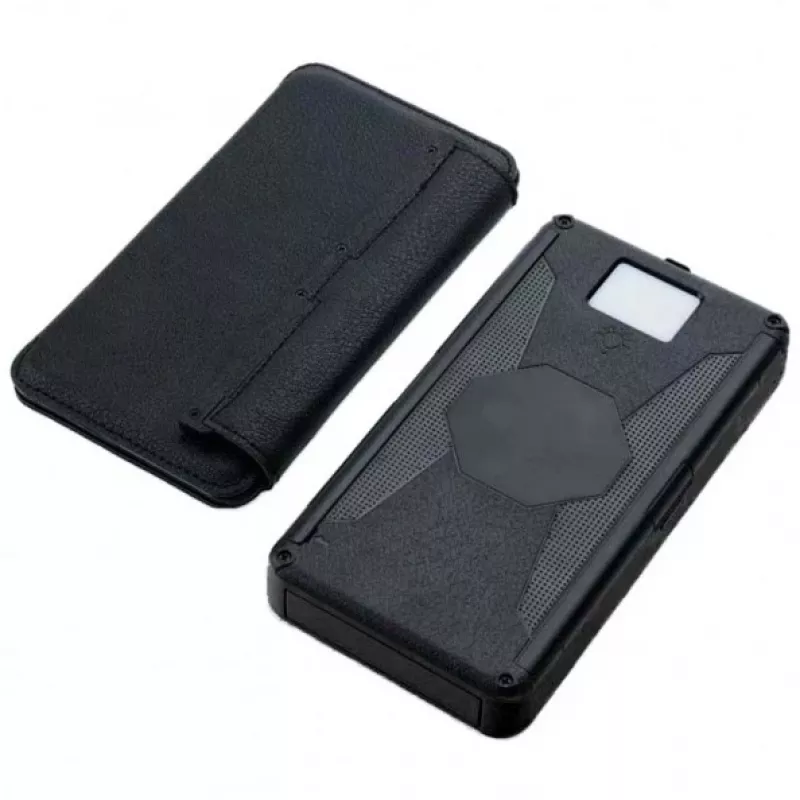 PowerNeed ES20000B opvouwbaar zonnepaneel met powerbank, 9 W, 20000 mAh, Li-Poly, 2x USB 2 A, zwart