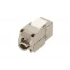 Extralink keystone CAT6A STP RJ45 haakse metalen keystone-module, enkelvoudige poort