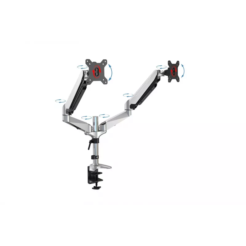 Digitus dual-monitorhouder, 2x 32, 2x 8 kg