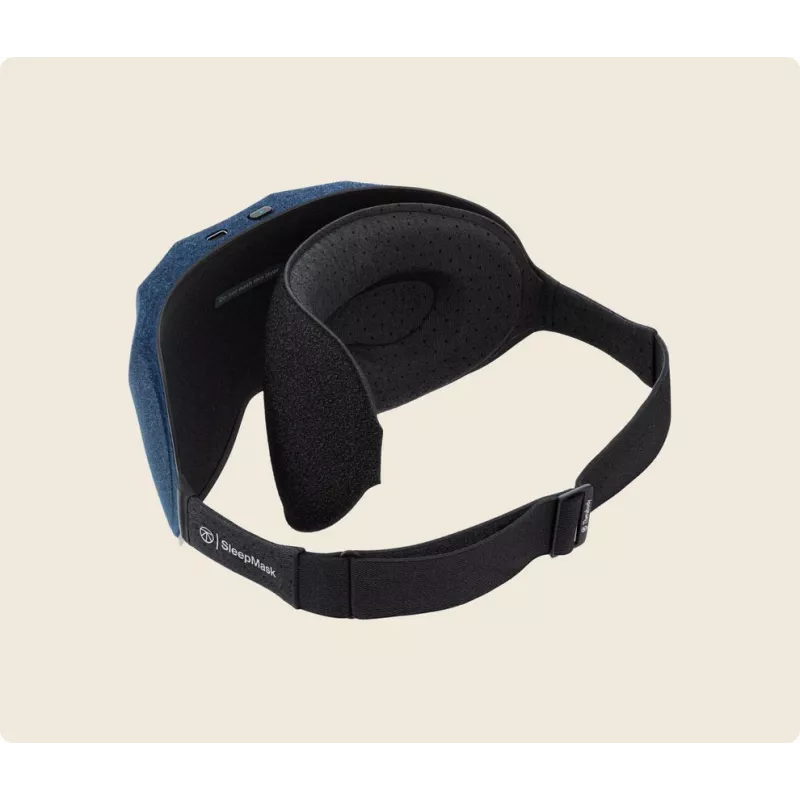 Therabody SleepMask massageapparaat face zwart, blauw