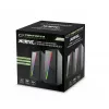 Esperanza EGS106 Rainbow Nortec 2.0-luidsprekers, 6 W (2x3 W), USB-voeding, 3,5 mm minijack, RGB-led, zwart