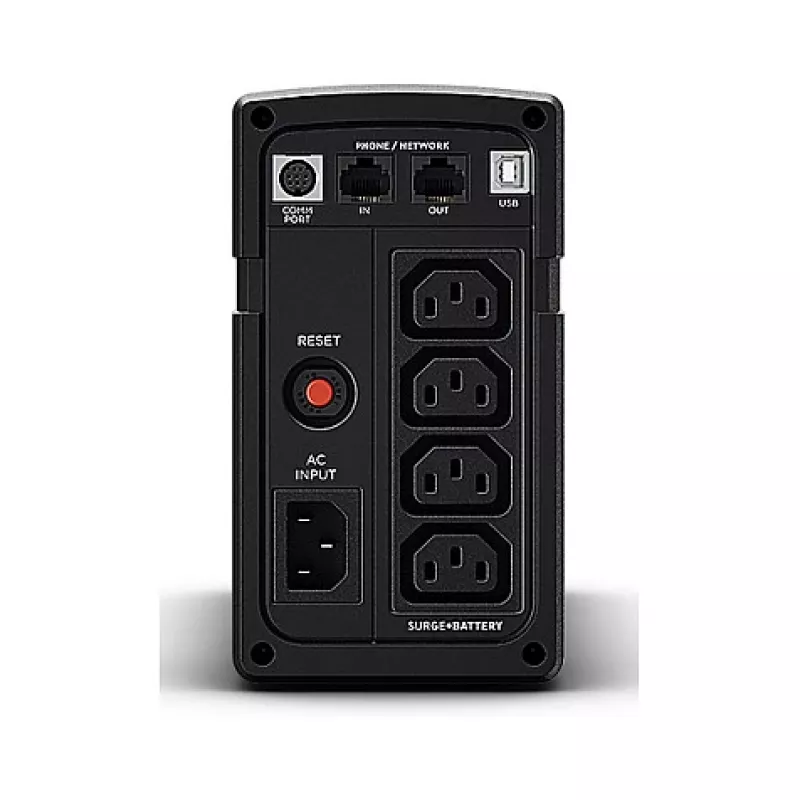 CyberPower RT650EI UPS (uninterruptible power supply) standby (offline) 0,65 kVA 400 W 4 AC-uitgangen