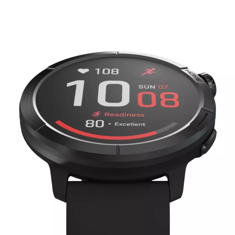 Stelio polshorloge STSWA102BT Activ Pro GPS 46 mm zwart titanium behuizing
