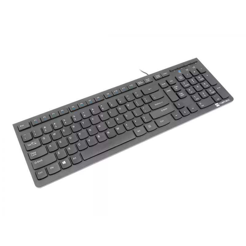 Natec Discus 2 - toetsenbord - QWERTY - US - zwart - toetsenbord - US-Engels - zwart