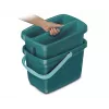 Leifheit Combi Box 1052001 emmer met geïntegreerde pers en ergonomische greep