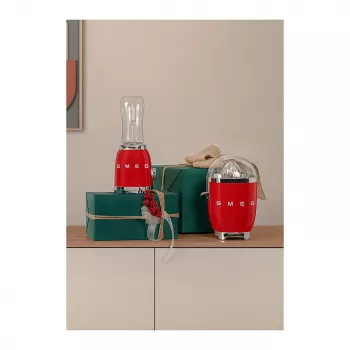 Elektrische citruspers Smeg CJF11RDEU 70 W rood roestvrijstaal