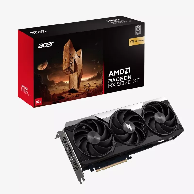 Acer Nitro Radeon RX 9070 XT OC 16GB GDDR6 grafische kaart