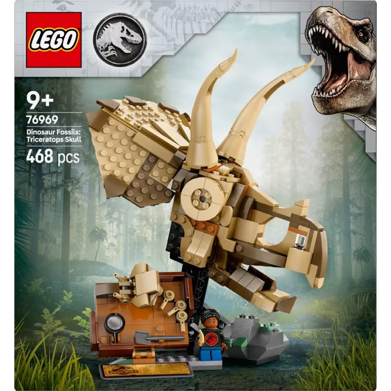 LEGO JURASSIC WORLD 76969 Dinosaurusfossielen: Triceratops-schedel