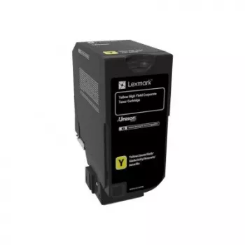 LEXMARK 74C2HYE toner Lexmark 74C2HYE geel 12 000 pagina's CS725de / CS725dte