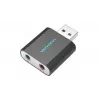 Vention USB externe geluidskaart zwart metaal Type