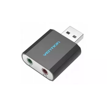 Vention USB externe geluidskaart zwart metaal Type