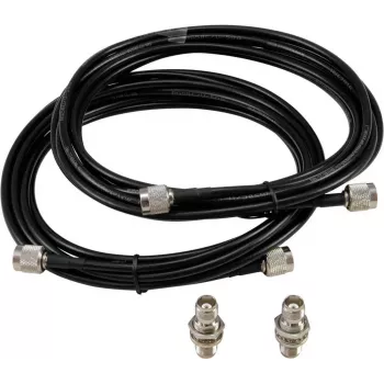 Coax-antennekabel Omnitronic TNC-set 5 m, TNC-stekker – TNC-stekker, 5 m lengte