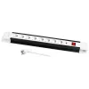 Stroomverlengstuk LogiLink LPS207 3m 8 stopcontacten zwart wit
