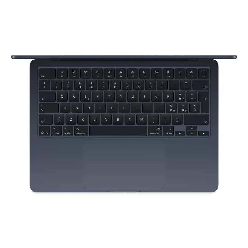 Apple MacBook Air 13 inch: M4 chip met 10-core CPU en 10-core GPU, 24 GB, 512 GB SSD – middernacht